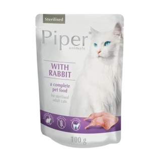 PIPER Cat - Kapsička pro kastrované kočky s králíkem
