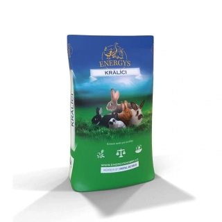 ENERGYS - Králík zakrslý - Krmivo pro zakrslé králíky - 10 kg