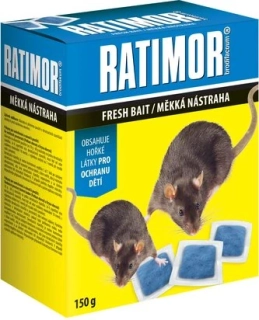 Ratimor Brodifacoum - měkká nástraha 150 g krabička