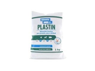 Plastin 1 kg pro drůbež, prasata a psy s ochucovadlem
