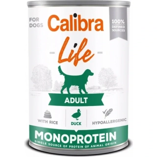 Calibra Dog Life  konz.Adult Duck with rice 400g
