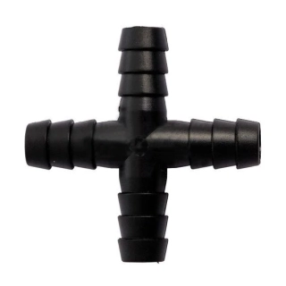 Spojka pro hadičku o průměru 9 mm - tvar X