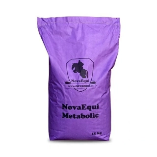 NOVAEQUI - Metabolic - Bezobilné krmivo se sníženým obsahem škrobu a cukrů 