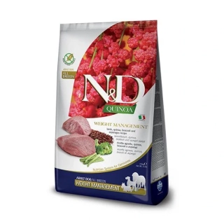 N&D - Quinoa Dog - Weight Management Lamb Adult M/L - Pro snížení nadměrné váhy