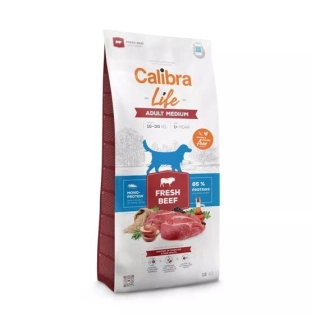 CALIBRA Dog - Life - Adult Medium Fresh Beef - Superprémiové krmivo pro dospělé psy