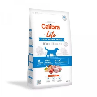 CALIBRA Dog - Life - Adult Medium Chicken - Superprémiové krmivo pro dospělé psy