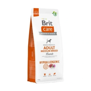 BRIT Care Dog - Hypoallergenic Adult Medium Breed - Lamb - Hypoalergenní receptura jehněčí a rýže