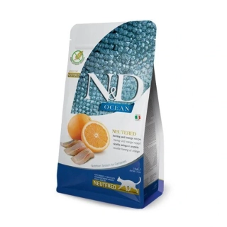 N&D - Ocean Cat - Neutered Herring & Orange - Pro kastrované kočky