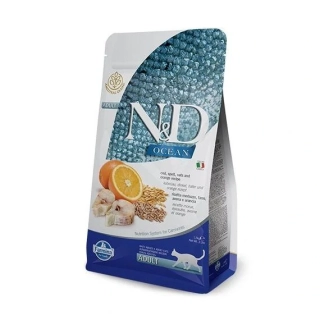 N&D - Ocean Cat - Adult Codfish & Orange - Pro dospělé kočky