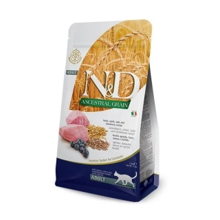 N&D - Ancestral Grain Cat - Adult Lamb & Blueberry - Pro dospělé kočky