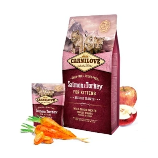 CARNILOVE - Salmon & Turkey for Kittens - Pro koťata