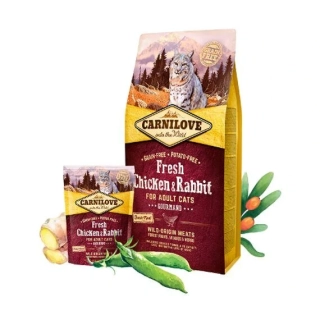 CARNILOVE - Fresh Chicken & Rabbit for Adult cats - Pro dospělé kočky