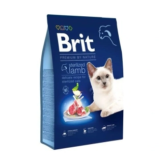 BRIT Premium by Nature Cat - Sterilized Lamb - Krmivo s jehněčím masem pro kastrované kočky