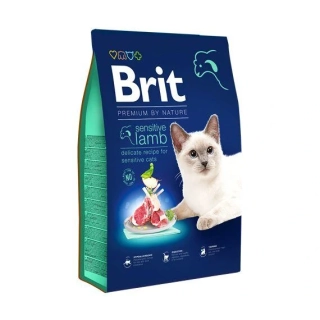 BRIT Premium by Nature Cat - Sensitive Lamb - Krmivo s jehněčím masem pro dospělé kočky