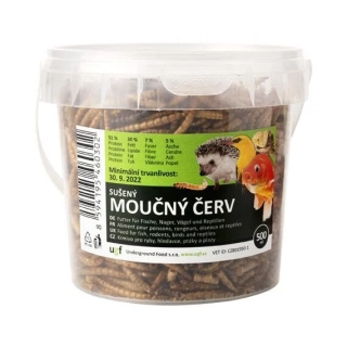 UGF - Sušené moučné červy - 80 g / 500 ml