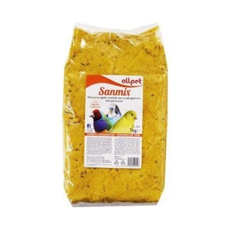 ALLPET - Sanmix - Vlhčené vaječné krmivo pro papoušky - 1 kg