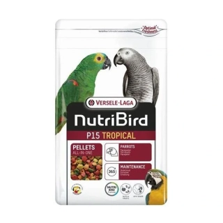 VERSELE-LAGA - Nutribird P15 Tropical - Kompletní plnohodnotné krmivo pro papoušky