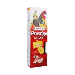 VERSELE-LAGA - Prestige Sticks - Tyčinky s příchutí mango a šípky pro střední papoušky