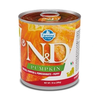 N&D - Dog Pumpkin Puppy Chicken, Pumpkin & Pomegranate - konzerva