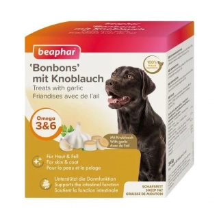 BEAPHAR - Bonbóny pro psy z ovčího tuku s česnekem