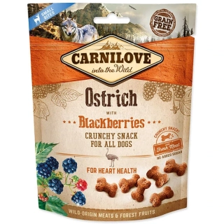 CARNILOVE Dog - Crunchy snack - Pštros s ostružinami