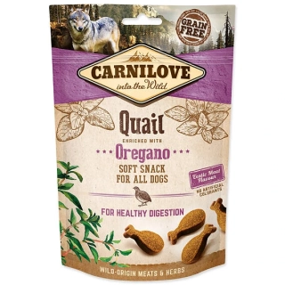 CARNILOVE Dog - Soft snack - Křepelka s oreganem