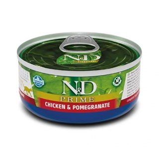 N&D - Prime Cat - Adult Chicken & Pomegranate - Konzerva pro dospělé kočky
