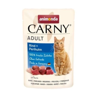ANIMONDA - Carny Adult - Kapsička pro kočky - S Hovězím masem a perličkou