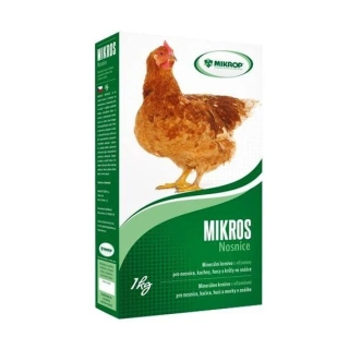 MIKROS - Nosnice - Minerální krmivo s vitamíny